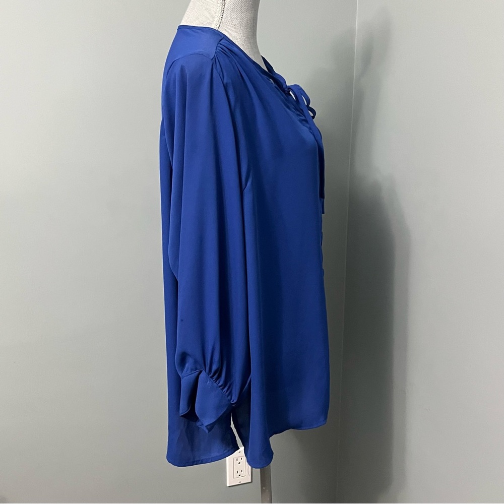 PENNINGTONS blue button front blouse women’s size 2X - Picture 8 of 14